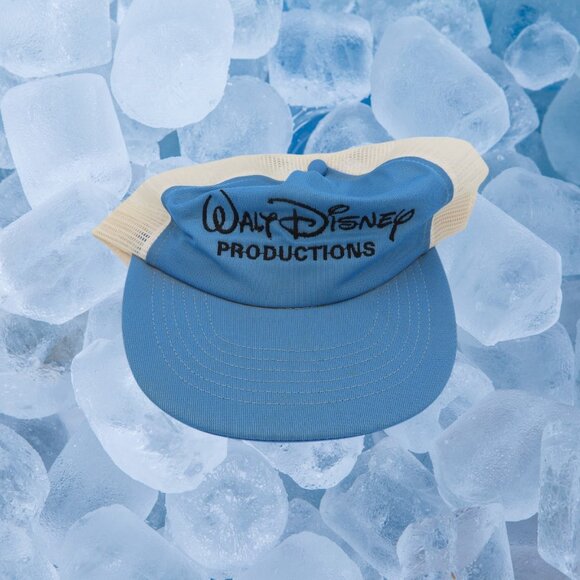 Vintage 1980s Walt Disney Productions Animator Hat Cap USA Snapback - Picture 1 of 10
